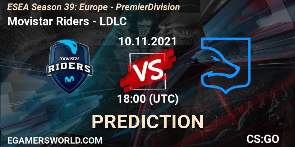 Movistar Riders vs LDLC: Betting TIp, Match Prediction. 01.12.21. CS2 (CS:GO), ESEA Season 39: Europe - Premier Division