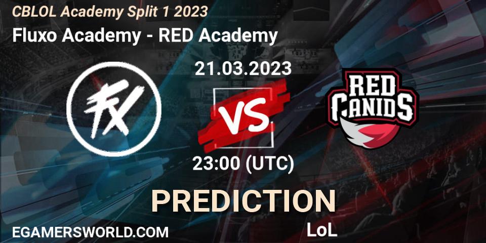 Fluxo Academy vs RED Academy: Betting TIp, Match Prediction. 21.03.23. LoL, CBLOL Academy Split 1 2023