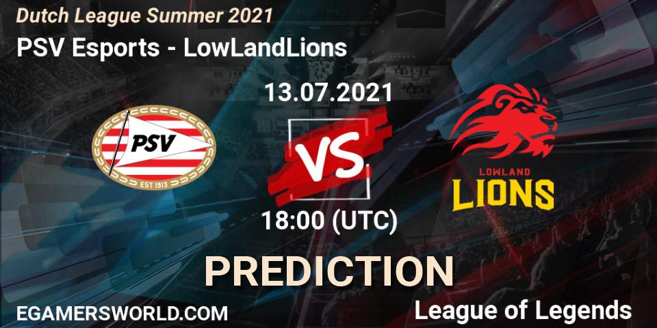 PSV Esports vs LowLandLions: Betting TIp, Match Prediction. 15.06.2021 at 19:00. LoL, Dutch League Summer 2021