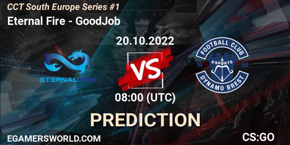 Eternal Fire vs Websterz: Betting TIp, Match Prediction. 20.10.2022 at 08:00. Counter-Strike (CS2), CCT South Europe Series #1