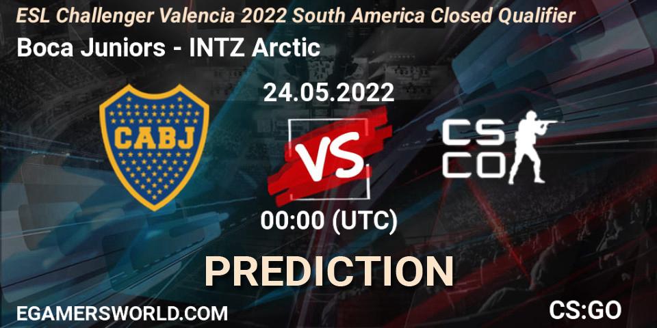 Boca Juniors vs INTZ Arctic: Betting TIp, Match Prediction. 24.05.2022 at 00:00. Counter-Strike (CS2), ESL Challenger Valencia 2022 South America Closed Qualifier