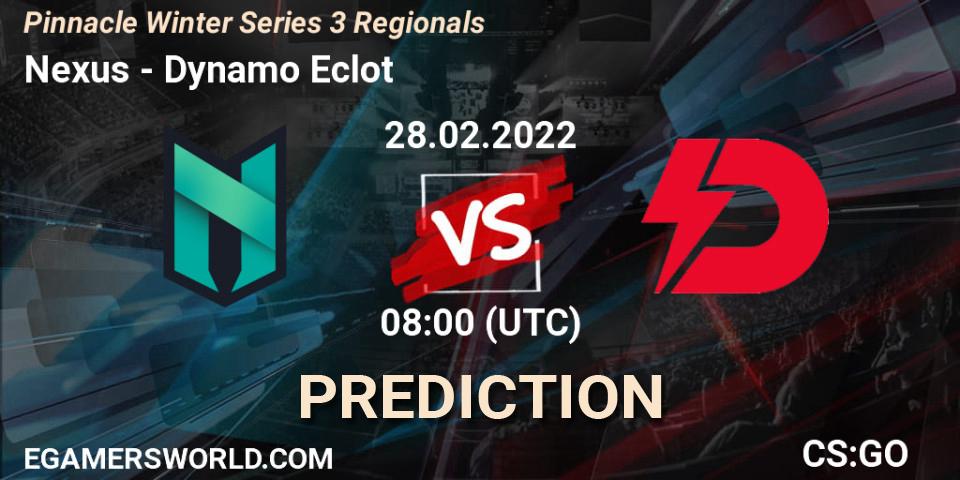 Nexus vs Dynamo Eclot: Betting TIp, Match Prediction. 28.02.22. CS2 (CS:GO), Pinnacle Winter Series 3 Regionals
