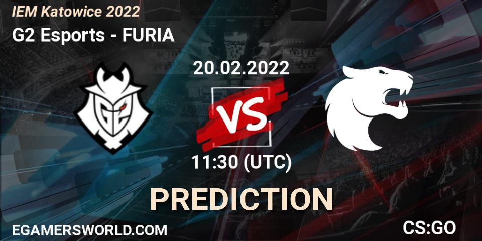 G2 Esports vs FURIA: Betting TIp, Match Prediction. 20.02.22. CS2 (CS:GO), IEM Katowice 2022