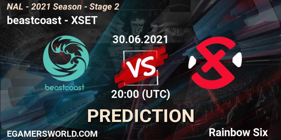 beastcoast vs XSET: Betting TIp, Match Prediction. 30.06.2021 at 20:00. Rainbow Six, NAL - 2021 Season - Stage 2