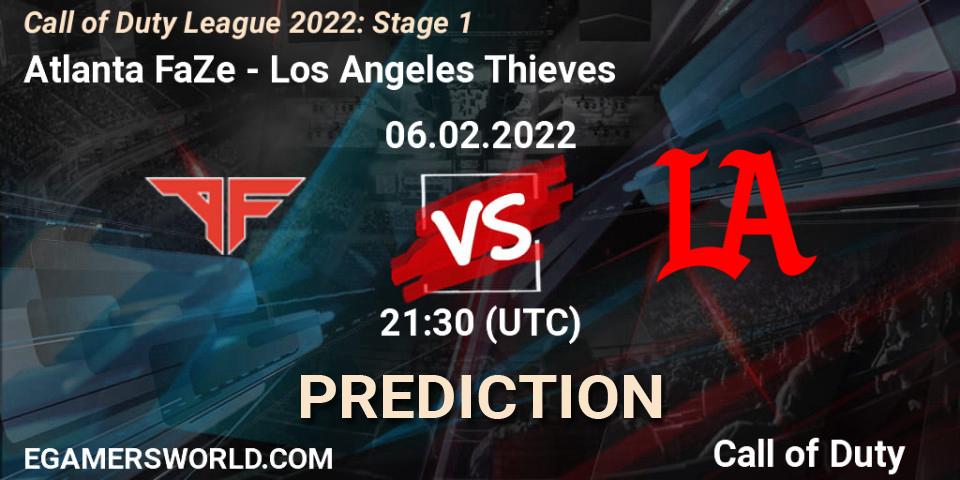 Atlanta FaZe vs Los Angeles Thieves: Betting TIp, Match Prediction. 06.02.2022 at 21:30. Call of Duty, Call of Duty League 2022: Stage 1