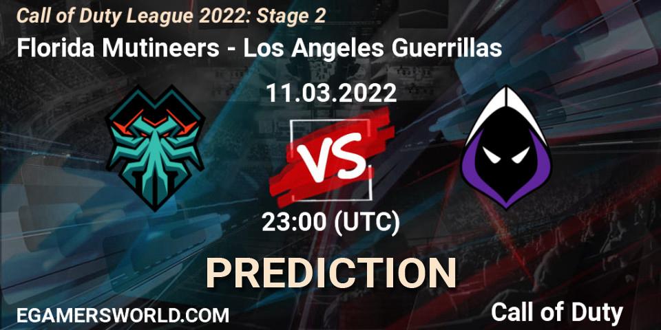 Florida Mutineers vs Los Angeles Guerrillas: Betting TIp, Match Prediction. 11.03.2022 at 23:00. Call of Duty, Call of Duty League 2022: Stage 2