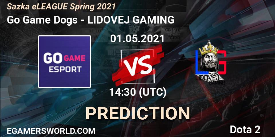 Go Game Dogs vs LIDOVEJ GAMING: Betting TIp, Match Prediction. 01.05.2021 at 14:30. Dota 2, Sazka eLEAGUE Spring 2021