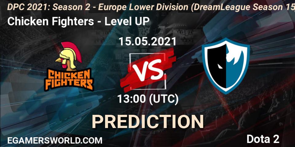 Chicken Fighters vs Level UP: Betting TIp, Match Prediction. 15.05.2021 at 12:57. Dota 2, DPC 2021: Season 2 - Europe Lower Division (DreamLeague Season 15)