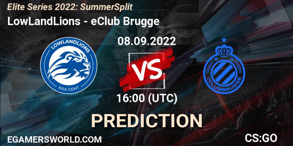 LowLandLions vs eClub Brugge: Betting TIp, Match Prediction. 08.09.2022 at 16:00. Counter-Strike (CS2), Elite Series 2022: Summer Split