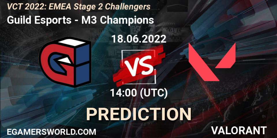 Guild Esports vs M3 Champions: Betting TIp, Match Prediction. 18.06.22. VALORANT, VCT 2022: EMEA Stage 2 Challengers