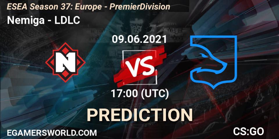 Nemiga vs LDLC: Betting TIp, Match Prediction. 09.06.21. CS2 (CS:GO), ESEA Season 37: Europe - Premier Division