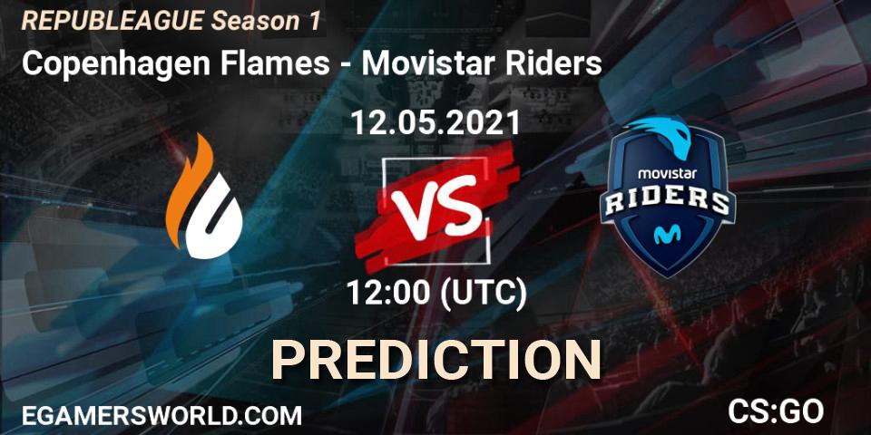 Copenhagen Flames vs Movistar Riders: Betting TIp, Match Prediction. 12.05.21. CS2 (CS:GO), REPUBLEAGUE Season 1