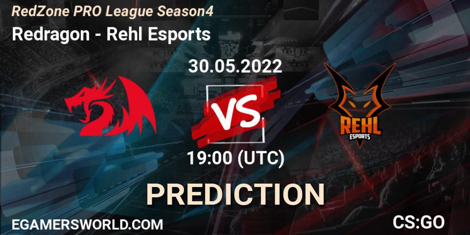 Redragon vs Rehl Esports: Betting TIp, Match Prediction. 30.05.22. CS2 (CS:GO), RedZone PRO League Season 4