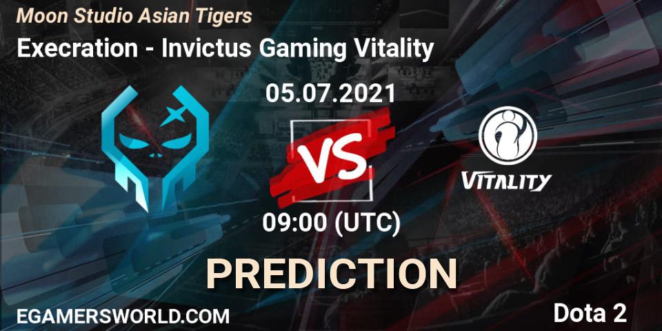 Execration vs Invictus Gaming Vitality: Betting TIp, Match Prediction. 05.07.2021 at 09:13. Dota 2, Moon Studio Asian Tigers
