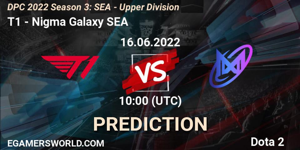 T1 vs Nigma Galaxy SEA: Betting TIp, Match Prediction. 16.06.2022 at 10:02. Dota 2, DPC SEA 2021/2022 Tour 3: Division I