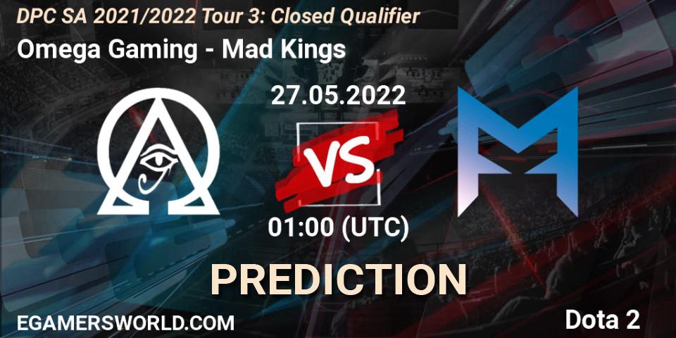 Omega Gaming vs Mad Kings: Betting TIp, Match Prediction. 27.05.22. Dota 2, DPC SA 2021/2022 Tour 3: Closed Qualifier