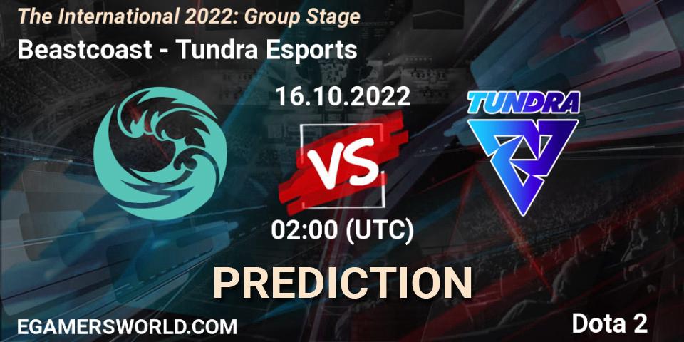 Beastcoast vs Tundra Esports: Betting TIp, Match Prediction. 16.10.22. Dota 2, The International 2022: Group Stage