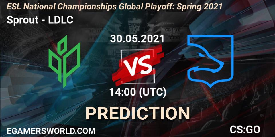Sprout vs LDLC: Betting TIp, Match Prediction. 30.05.21. CS2 (CS:GO), ESL National Championships Global Playoff: Spring 2021