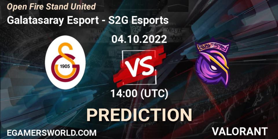 Galatasaray Esport vs S2G Esports: Betting TIp, Match Prediction. 04.10.22. VALORANT, Open Fire Stand United