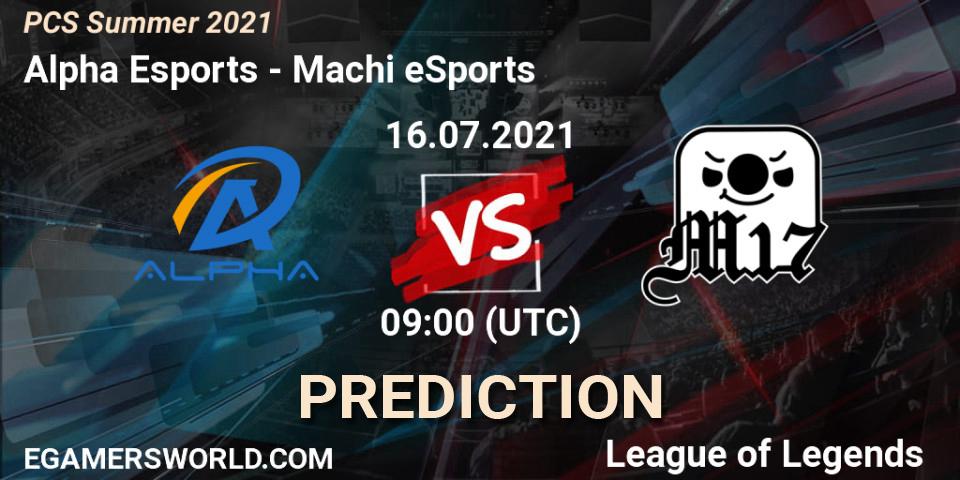 Alpha Esports vs Machi eSports: Betting TIp, Match Prediction. 16.07.21. LoL, PCS Summer 2021