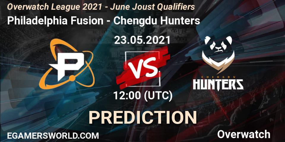 Philadelphia Fusion vs Chengdu Hunters: Betting TIp, Match Prediction. 23.05.21. Overwatch, Overwatch League 2021 - June Joust Qualifiers