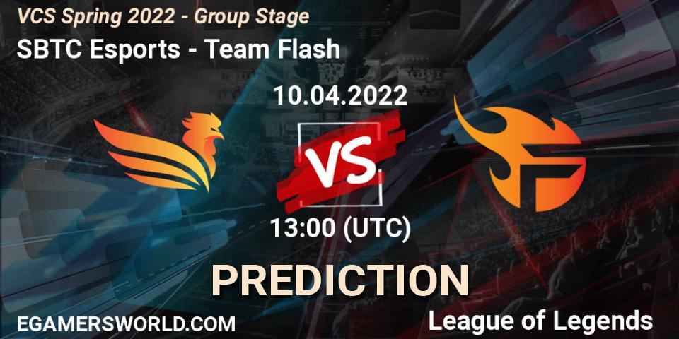 SBTC Esports vs Team Flash: Betting TIp, Match Prediction. 09.04.22. LoL, VCS Spring 2022 - Group Stage 