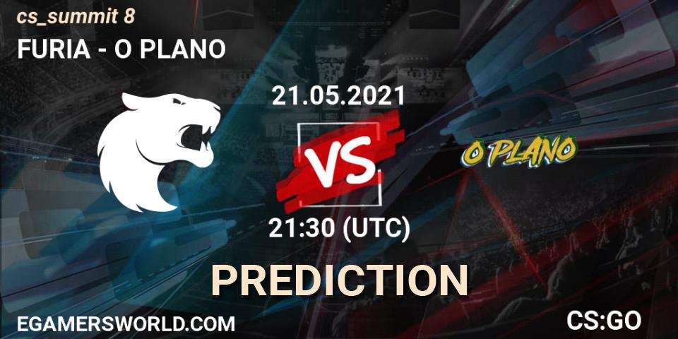 FURIA vs O PLANO: Betting TIp, Match Prediction. 21.05.2021 at 21:30. Counter-Strike (CS2), cs_summit 8