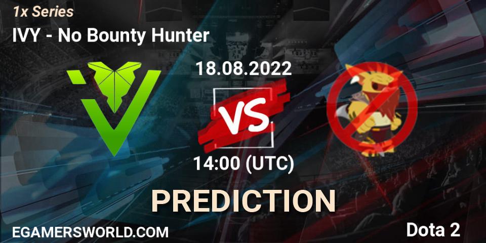 IVY vs No Bounty Hunter: Betting TIp, Match Prediction. 18.08.2022 at 14:00. Dota 2, 1x Series