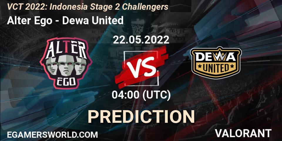 Alter Ego vs Dewa United: Betting TIp, Match Prediction. 22.05.22. VALORANT, VCT 2022: Indonesia Stage 2 Challengers