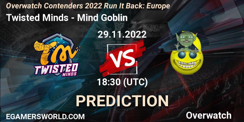 Twisted Minds vs Fancy Fellas: Betting TIp, Match Prediction. 29.11.2022 at 20:00. Overwatch, Overwatch Contenders 2022 Run It Back: Europe