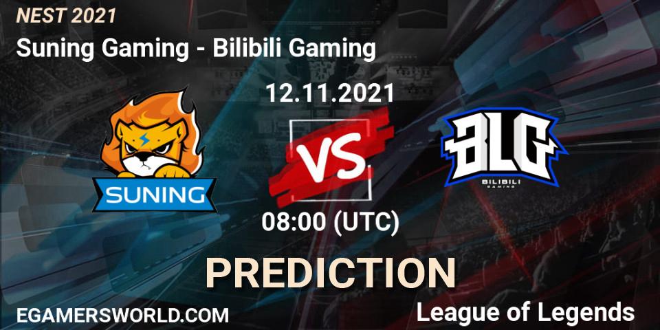 Bilibili Gaming vs Suning Gaming: Betting TIp, Match Prediction. 15.11.21. LoL, NEST 2021