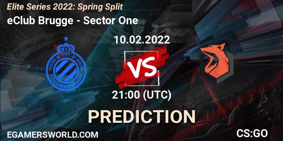 eClub Brugge vs Sector One: Betting TIp, Match Prediction. 10.02.22. CS2 (CS:GO), Elite Series 2022: Spring Split