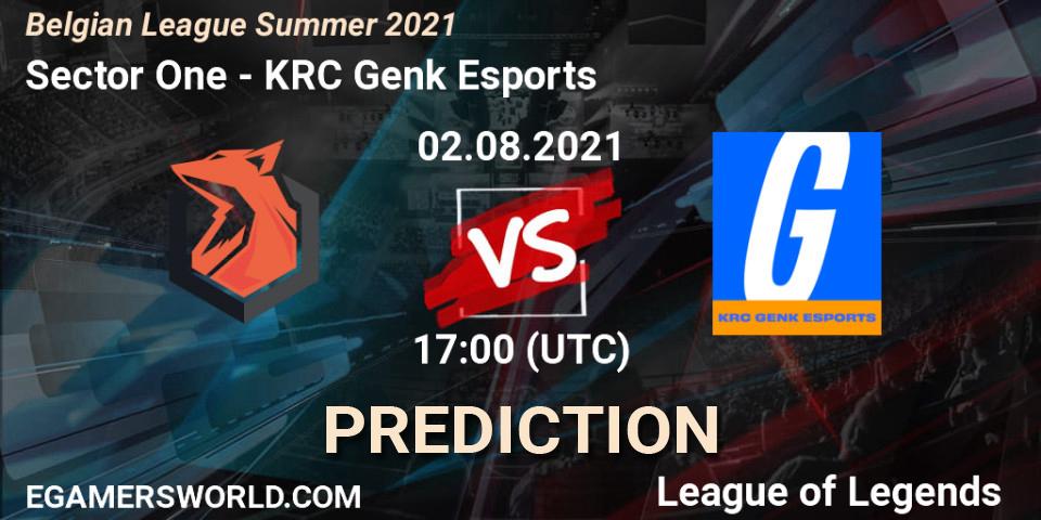 Sector One vs KRC Genk Esports: Betting TIp, Match Prediction. 02.08.2021 at 17:00. LoL, Belgian League Summer 2021