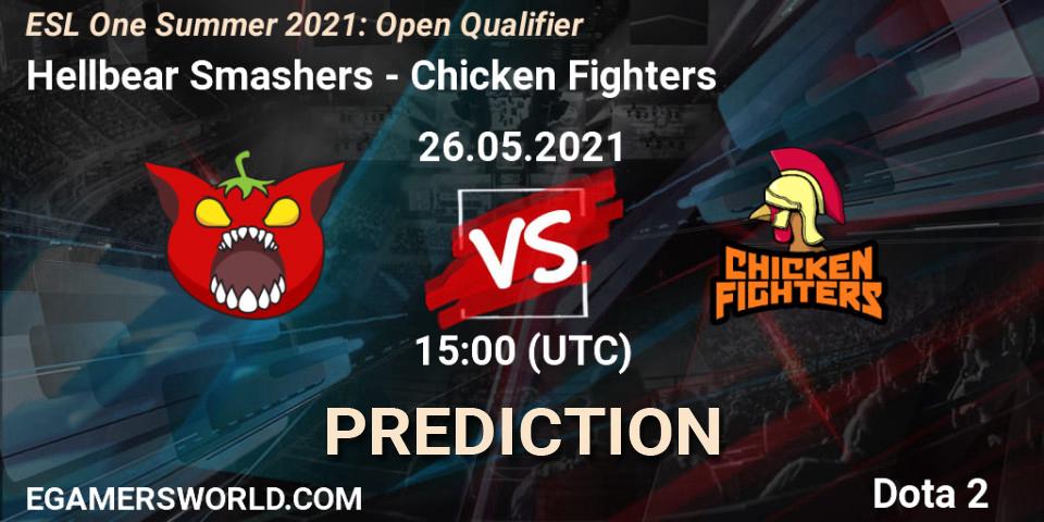 Hellbear Smashers vs Chicken Fighters: Betting TIp, Match Prediction. 26.05.2021 at 15:08. Dota 2, ESL One Summer 2021: Open Qualifier