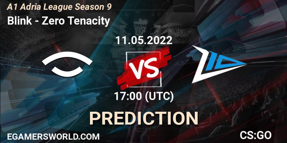 Blink vs Zero Tenacity: Betting TIp, Match Prediction. 11.05.22. CS2 (CS:GO), A1 Adria League Season 9