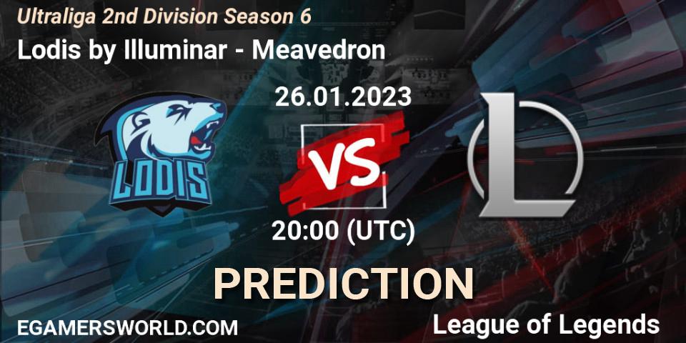 Lodis by Illuminar vs Meavedron: Betting TIp, Match Prediction. 26.01.2023 at 20:00. LoL, Ultraliga 2nd Division Season 6