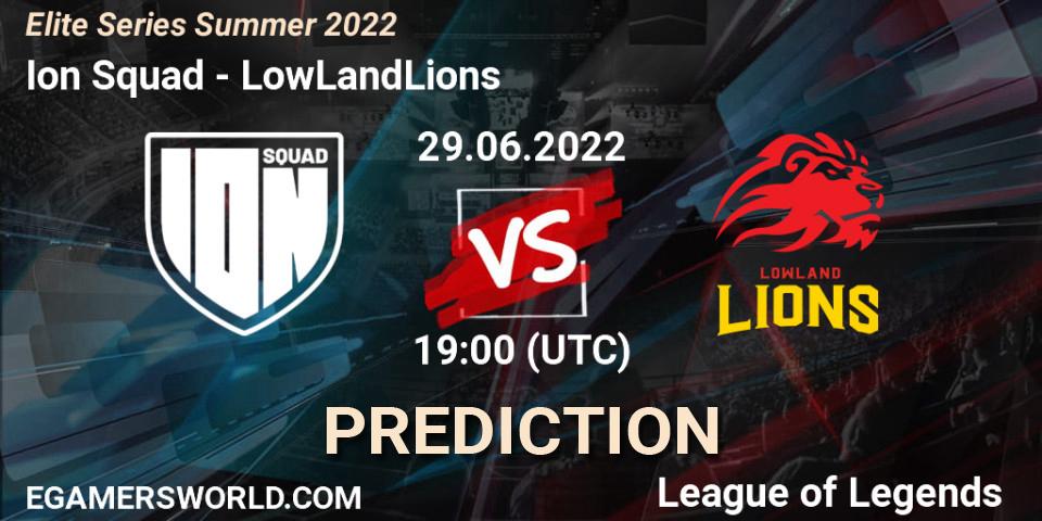 Ion Squad vs LowLandLions: Betting TIp, Match Prediction. 29.06.22. LoL, Elite Series Summer 2022