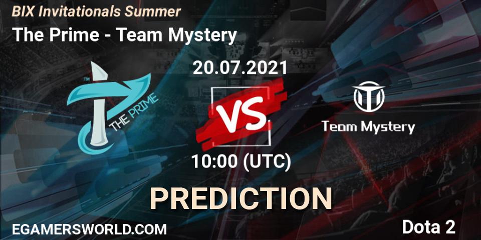 The Prime vs Team Mystery: Betting TIp, Match Prediction. 20.07.21. Dota 2, BIX Invitationals Summer