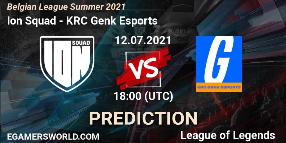 Ion Squad vs KRC Genk Esports: Betting TIp, Match Prediction. 12.07.2021 at 18:00. LoL, Belgian League Summer 2021