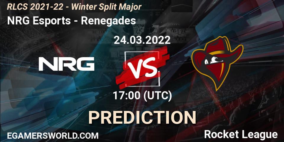 NRG Esports vs Renegades: Betting TIp, Match Prediction. 24.03.22. Rocket League, RLCS 2021-22 - Winter Split Major