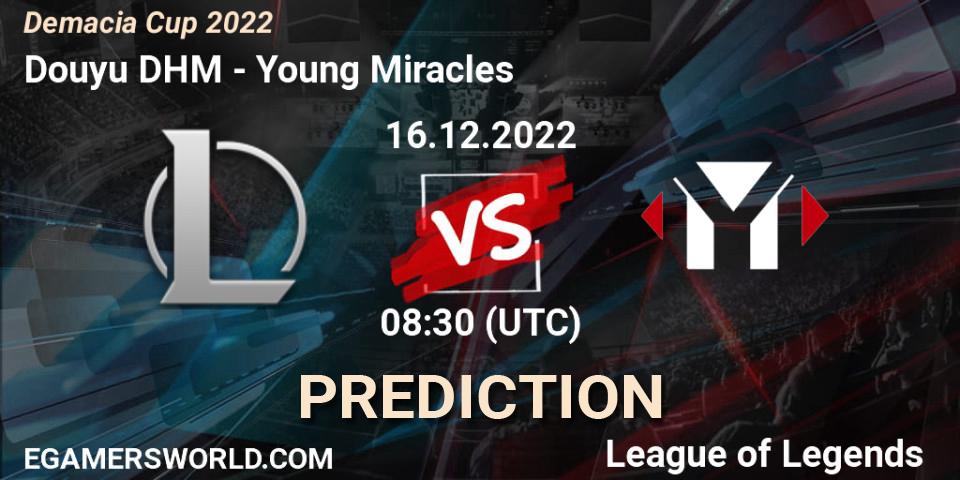 Douyu DHM vs Young Miracles: Betting TIp, Match Prediction. 16.12.22. LoL, Demacia Cup 2022
