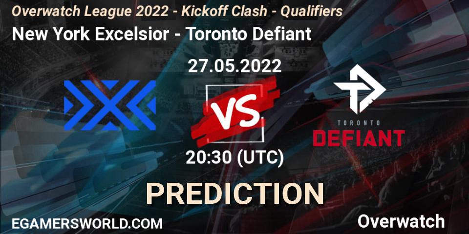 New York Excelsior vs Toronto Defiant: Betting TIp, Match Prediction. 27.05.22. Overwatch, Overwatch League 2022 - Kickoff Clash - Qualifiers