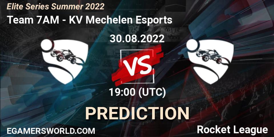 Team 7AM vs KV Mechelen Esports: Betting TIp, Match Prediction. 30.08.22. Rocket League, Elite Series Summer 2022