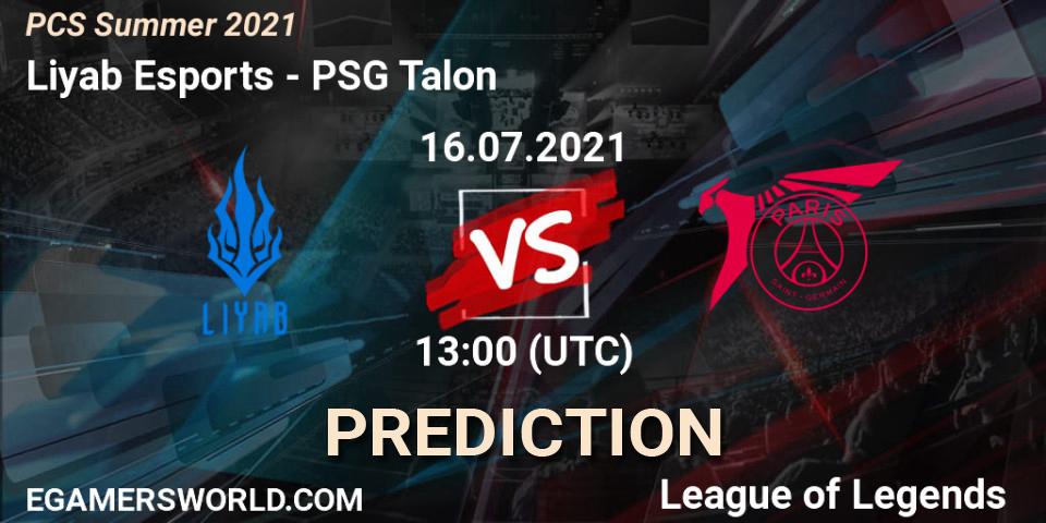 Liyab Esports vs PSG Talon: Betting TIp, Match Prediction. 16.07.2021 at 13:00. LoL, PCS Summer 2021