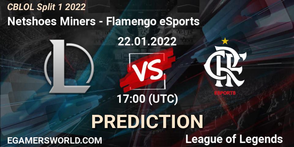 Miners.gg vs Flamengo eSports: Betting TIp, Match Prediction. 22.01.22. LoL, CBLOL Split 1 2022
