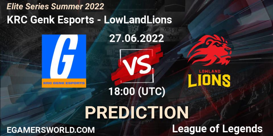 KRC Genk Esports vs LowLandLions: Betting TIp, Match Prediction. 27.06.22. LoL, Elite Series Summer 2022
