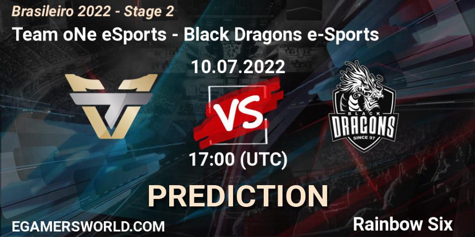 Team oNe eSports vs Black Dragons e-Sports: Betting TIp, Match Prediction. 10.07.22. Rainbow Six, Brasileirão 2022 - Stage 2