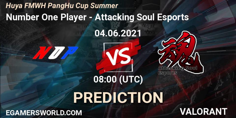 Number One Player vs Attacking Soul Esports: Betting TIp, Match Prediction. 04.06.21. VALORANT, Huya FMWH PangHu Cup Summer