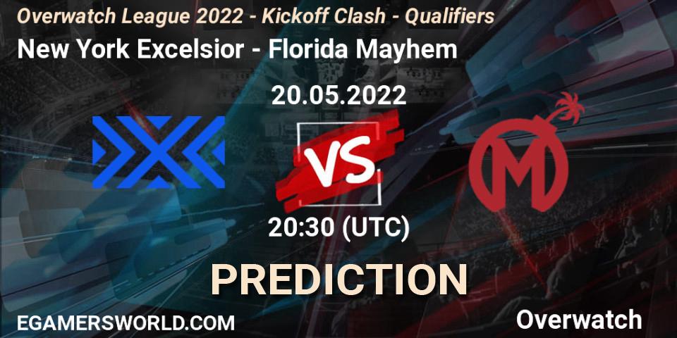 New York Excelsior vs Florida Mayhem: Betting TIp, Match Prediction. 20.05.22. Overwatch, Overwatch League 2022 - Kickoff Clash - Qualifiers
