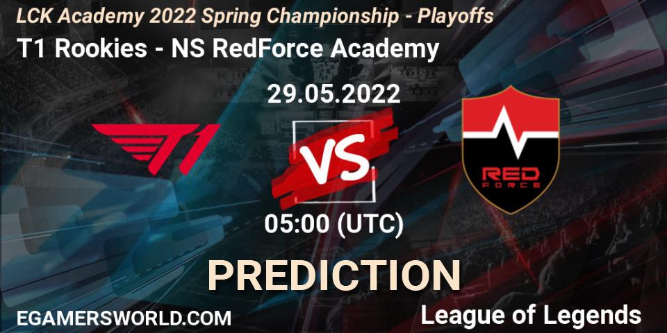 T1 Rookies vs Nongshim RedForce Academy: Betting TIp, Match Prediction. 29.05.2022 at 07:00. LoL, LCK Academy 2022 Spring Championship - Playoffs